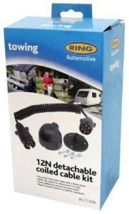 Ring coiled cable kit